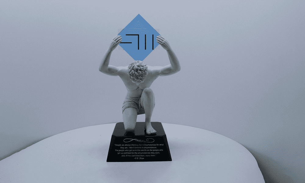 Logo Recreation Stone Statue