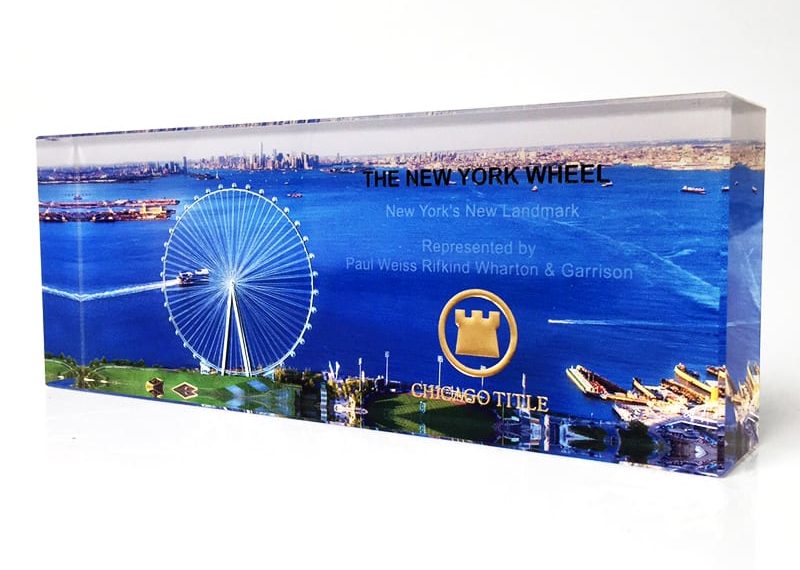 New York Ferris Wheel Printed On Crystal Deal Toy 001