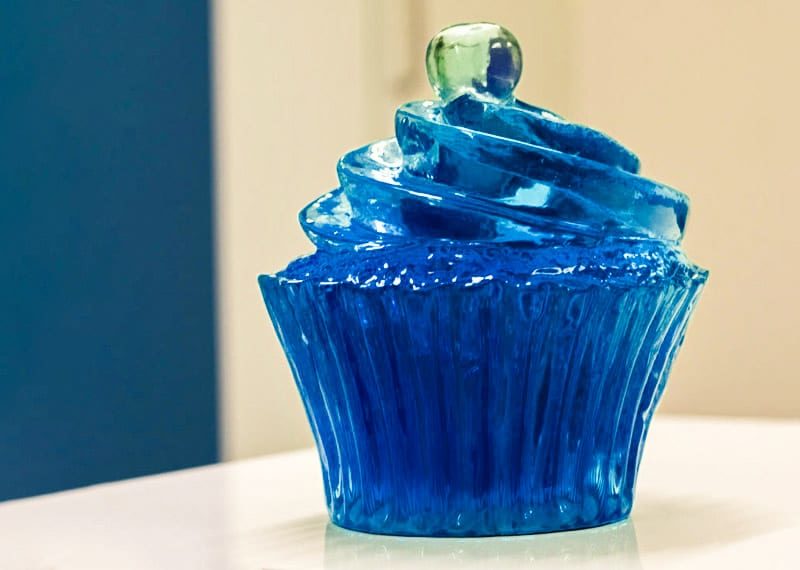 Cristaux Select Creation Blue Crystal Cupcake Replica