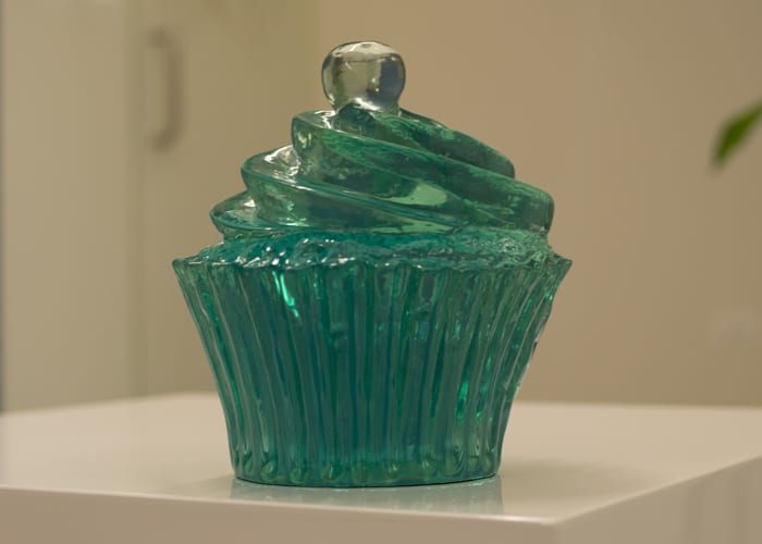 Blue Crystal Cupcake Replica 002