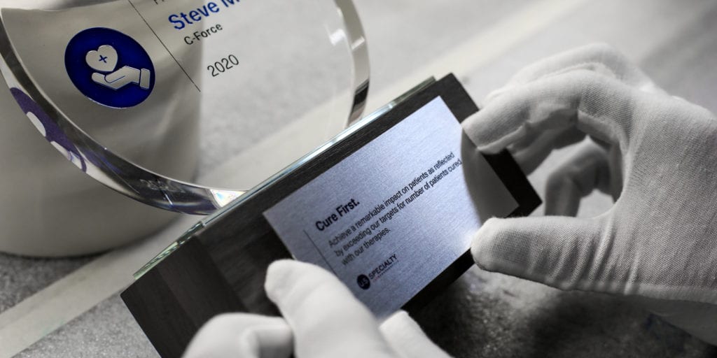 WhiteGlove Header showing great care for each award