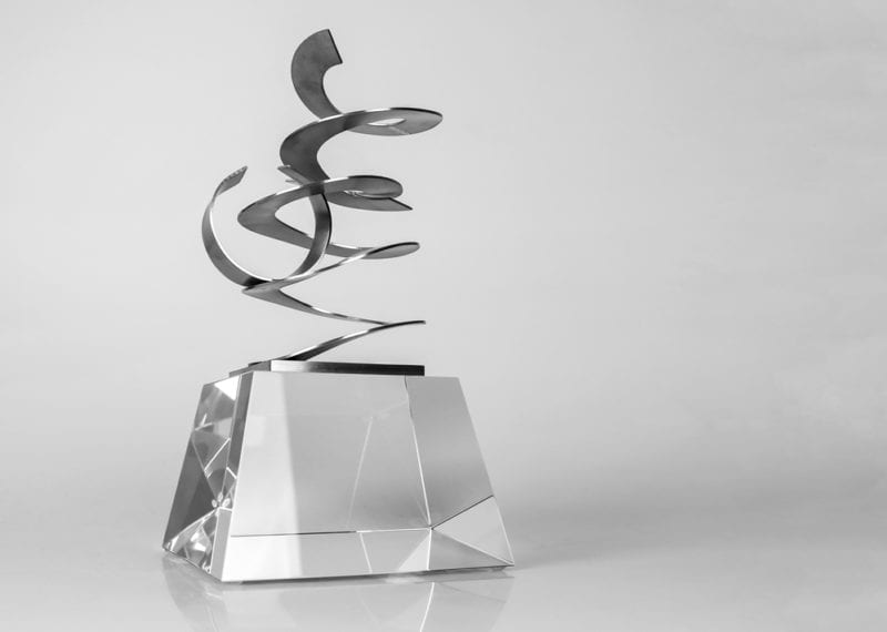 Cristaux Metal Crystal Abstract Award 002