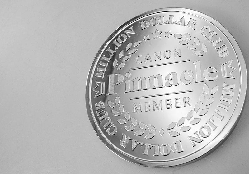 Canon Million Dollar Club Silver Medallion