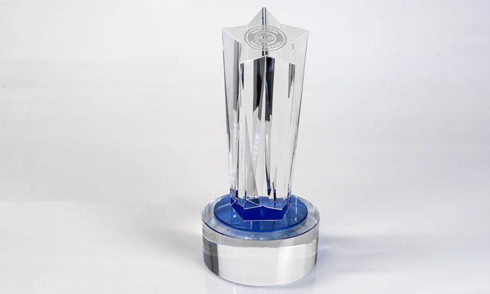 Logo Etched Crystal Award