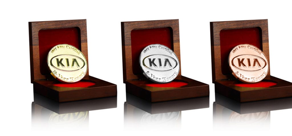 Years Of Service Medallion Wood Presentation Box