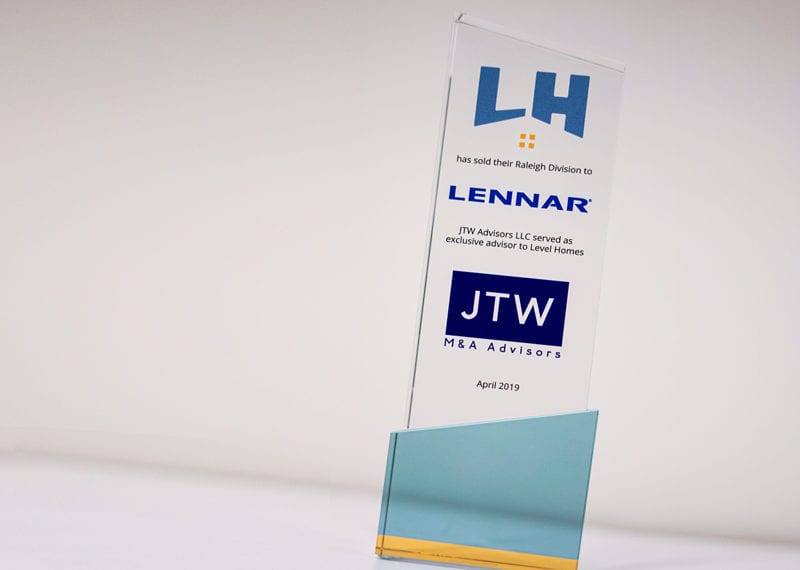 Clear Blue Base Glass Awards Trophy