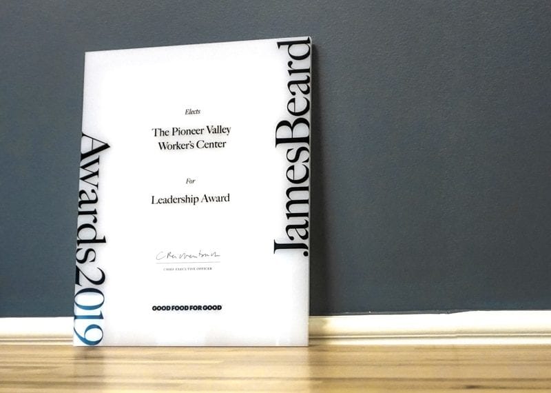 white acrylic wall plaque certificate