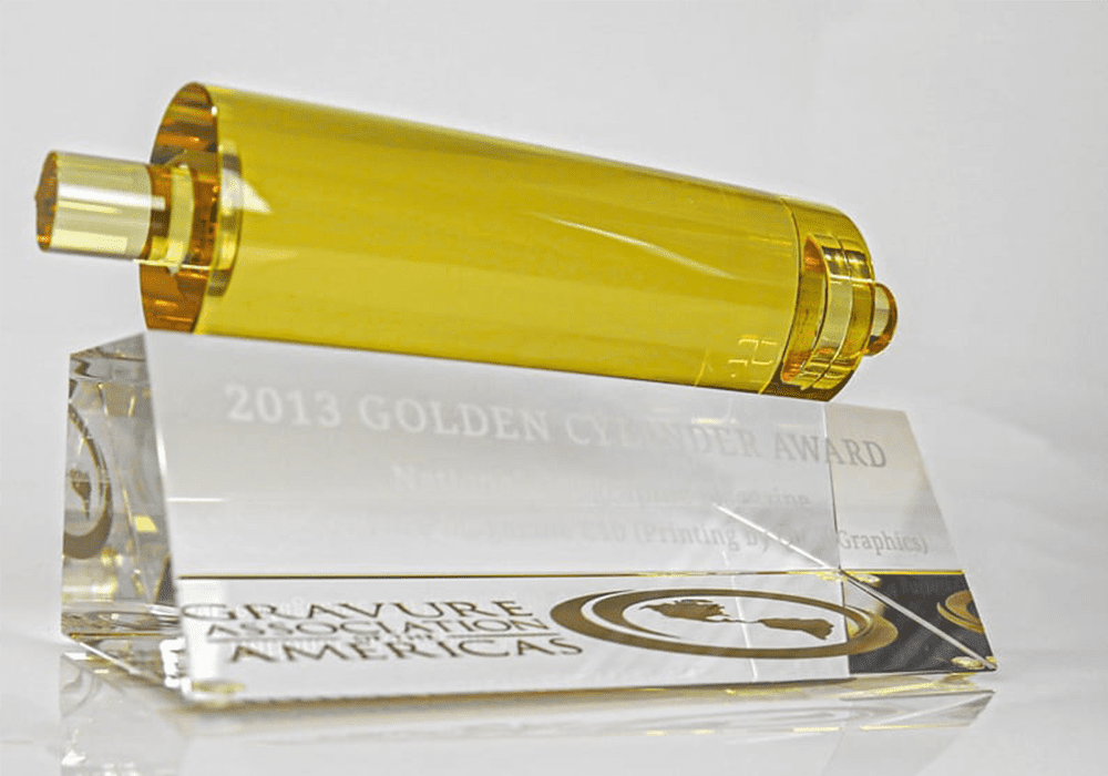 Amber Crystal Cylinder Award
