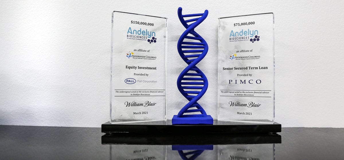 Bioscience 3D Print DNA Financial Dealtoy Tombstone