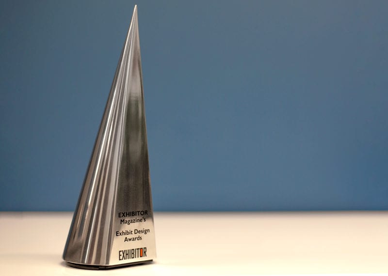 Metal Cone Screenprint Trophy Statue Cnc Milled 003