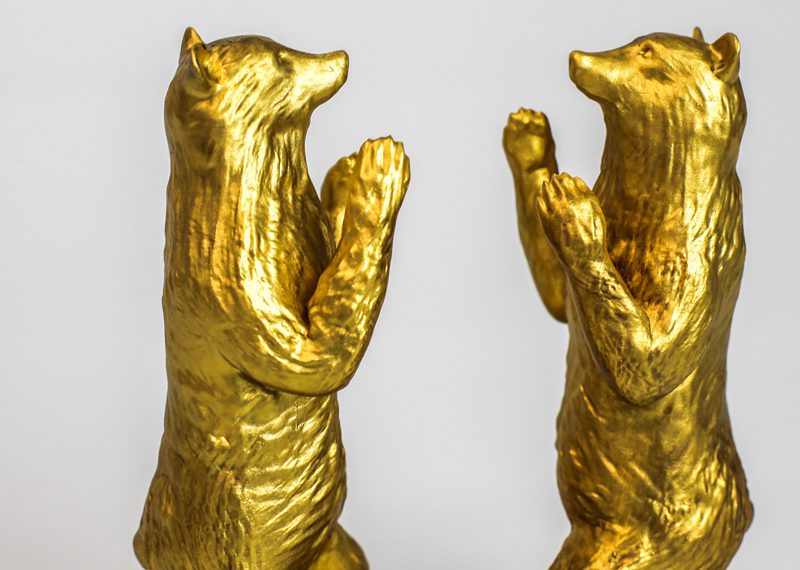 HWE Gold Bear Deal Toy