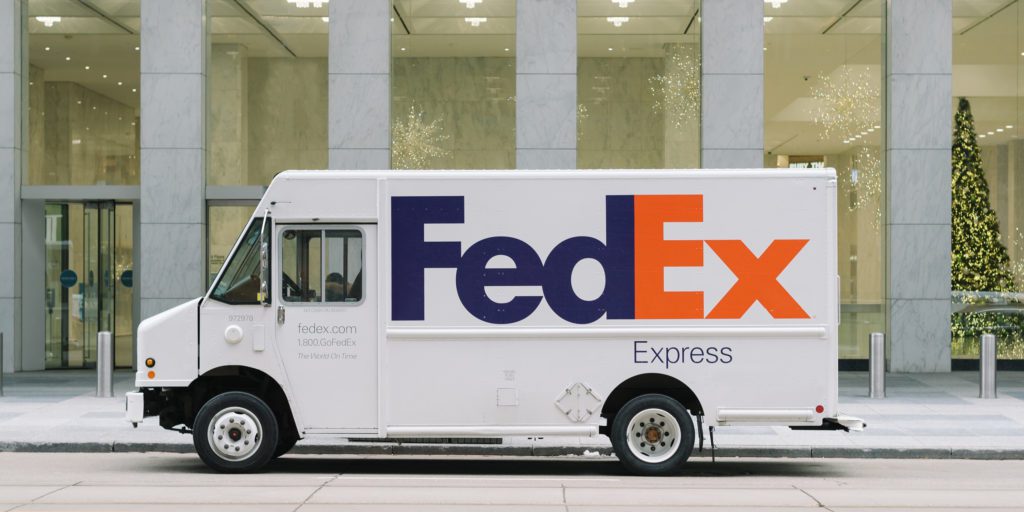 Fedex Truck Express Shipping Business