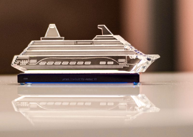 Carnival cruise ship crystal product replica