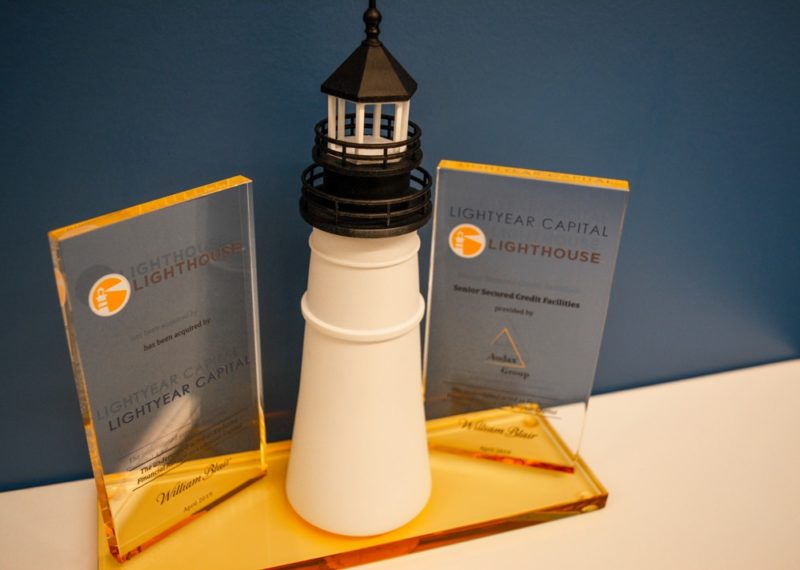 Crystal panel deal toy with 3D printed lighthouse
