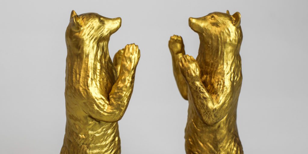 3D print Gold Bear Deal Toy 010