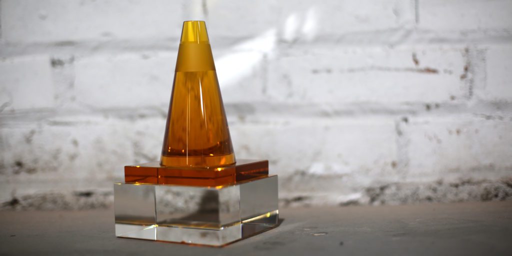 Stock Crystal Safety Cone