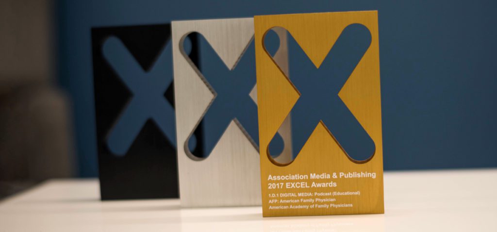 Excel Awards Metal X Cutout