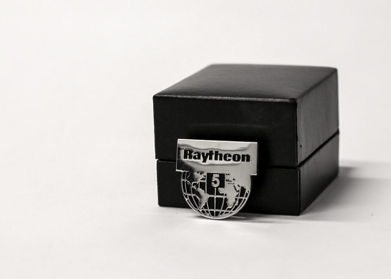 Raytheon Metal Pin Years Of Service 02