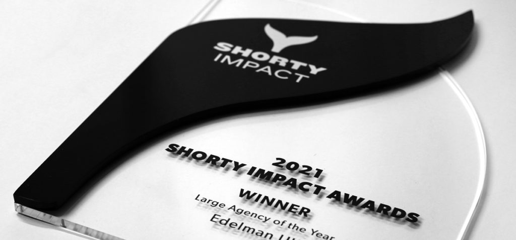 Shorty Impact Awards Acrylic Plaque