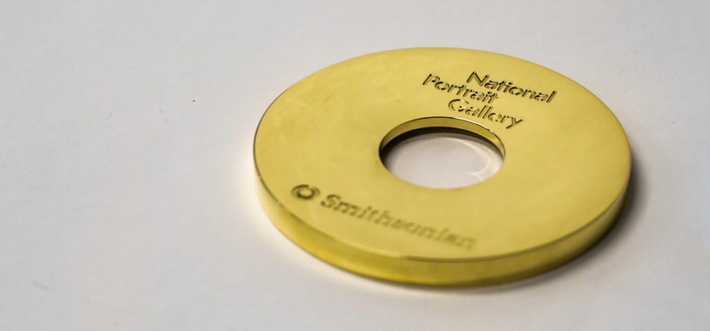 Smithsonian Gold Silve Medallion Metal