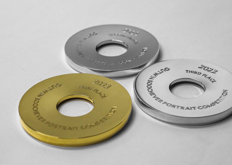 Smithsonian Gold Silve Medallion Metal 03