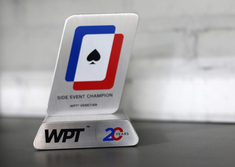 WPT Poker Trophy Silver Bronze Metal 03