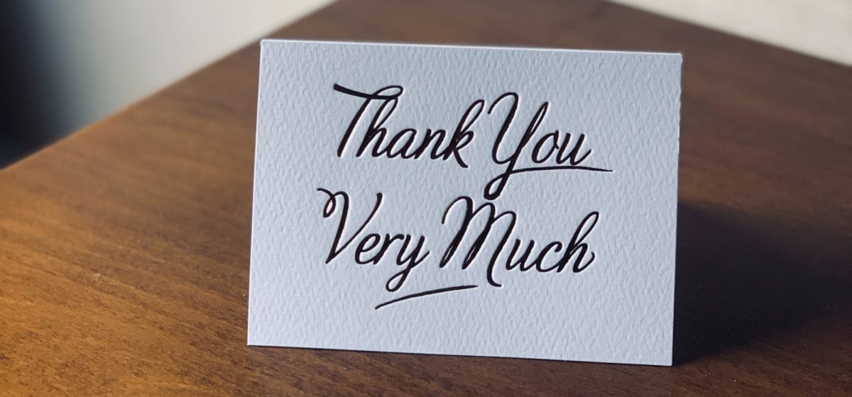 Thank You Note as a Sales Team Motivation