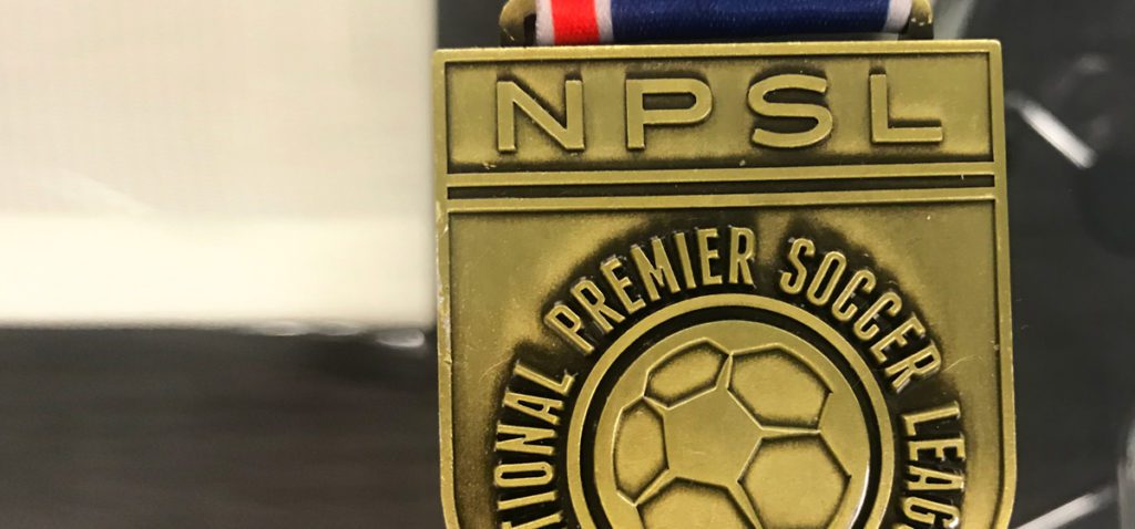 NPSL Soccer Medal Gold Silver Sport