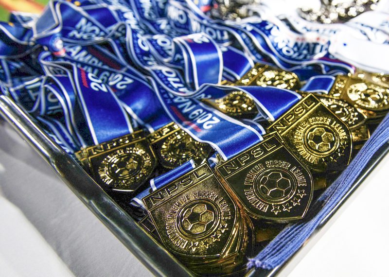 NPSL Soccer Medal Gold Silver Sport 03