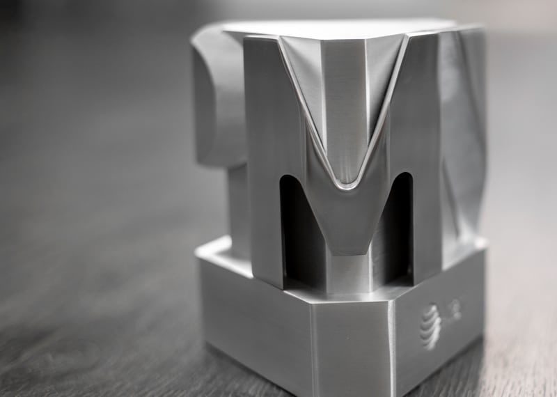 MVP metal gaming trophy